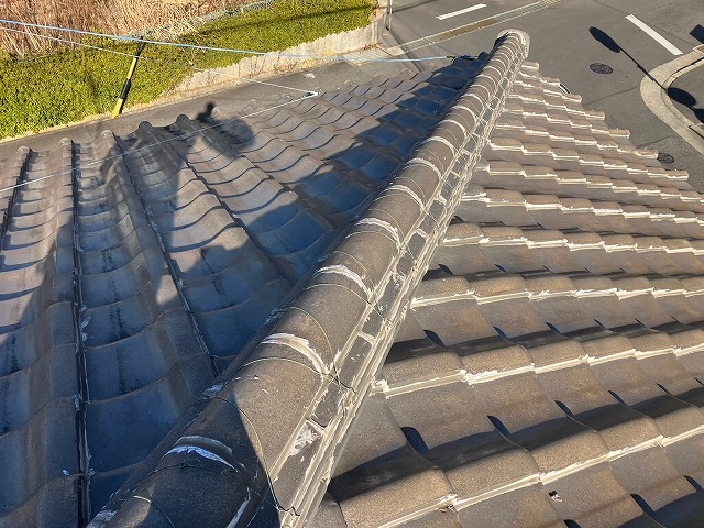 和型瓦の状態確認